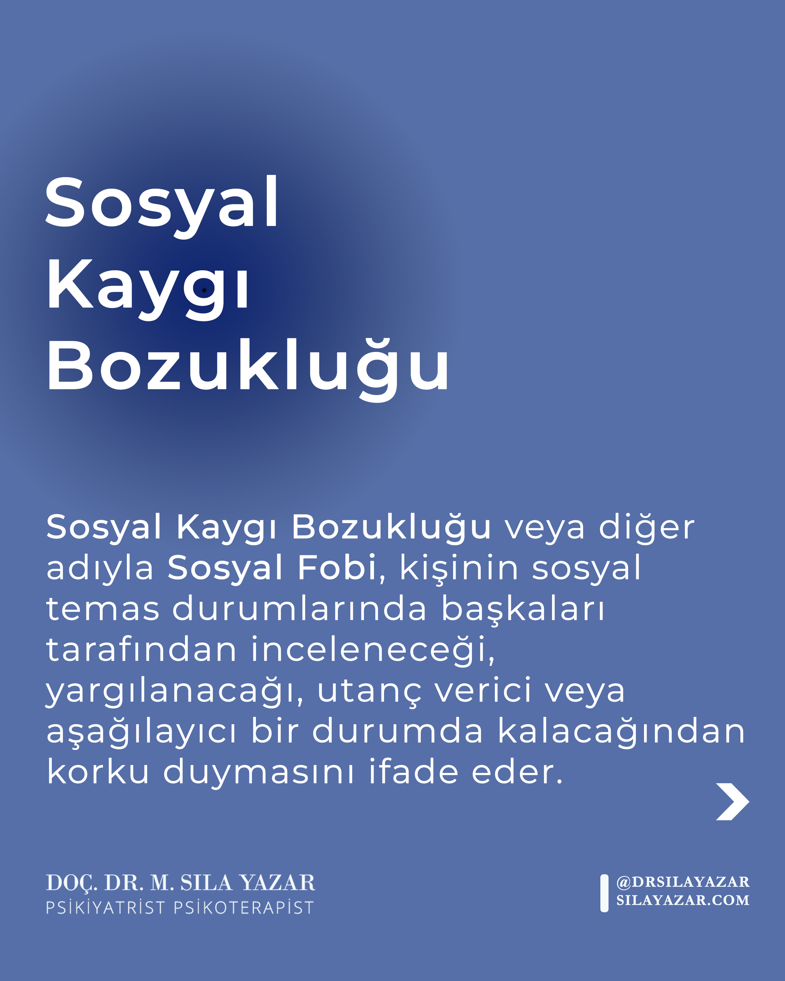 Sosyal kaygı bozukluğu