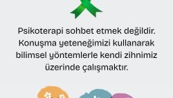 psikoterapi sohbet etmek değildir