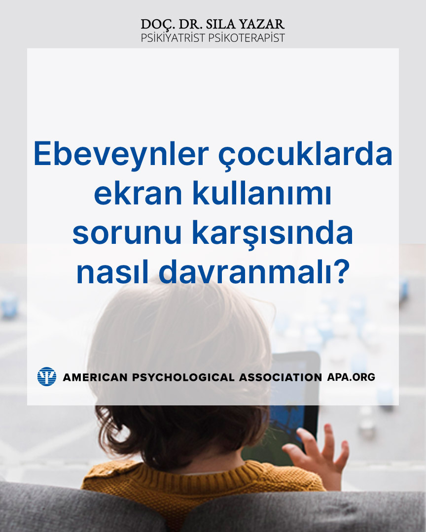 çocuklarda ekran kullanımı