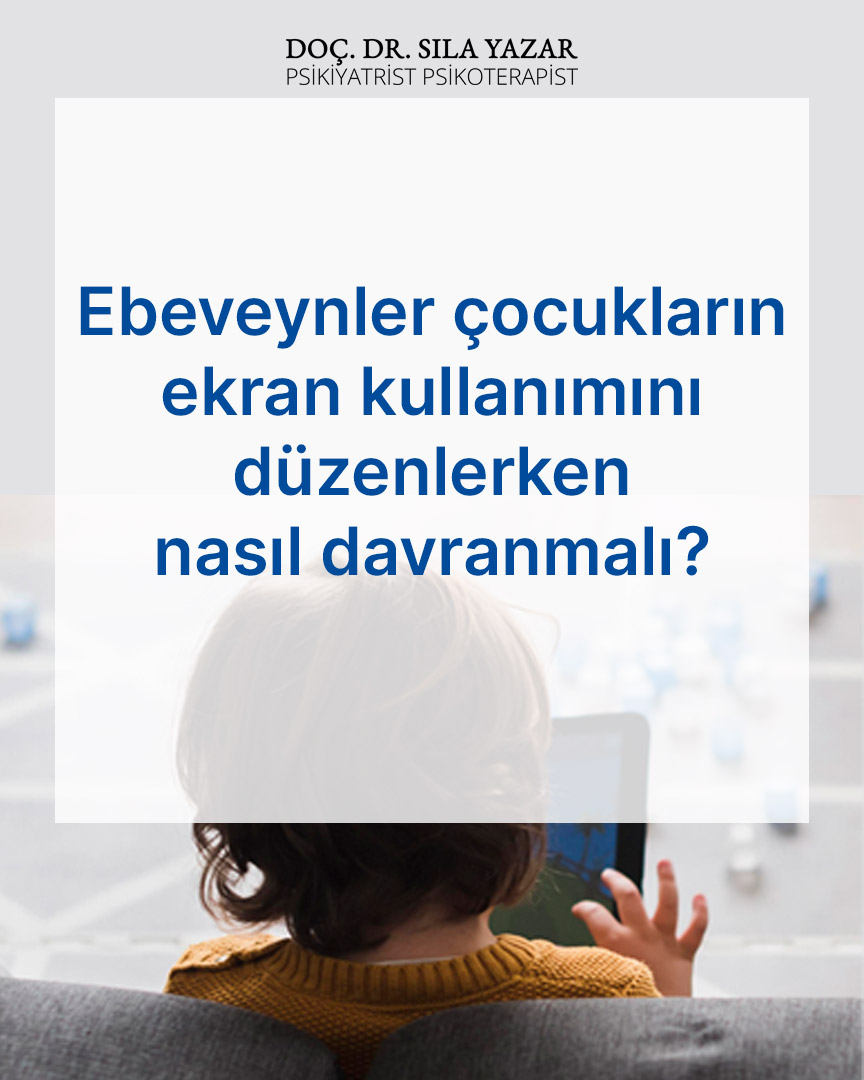 çocukların ekran kullanımı
