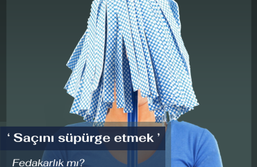 saçını süpürge etmek
