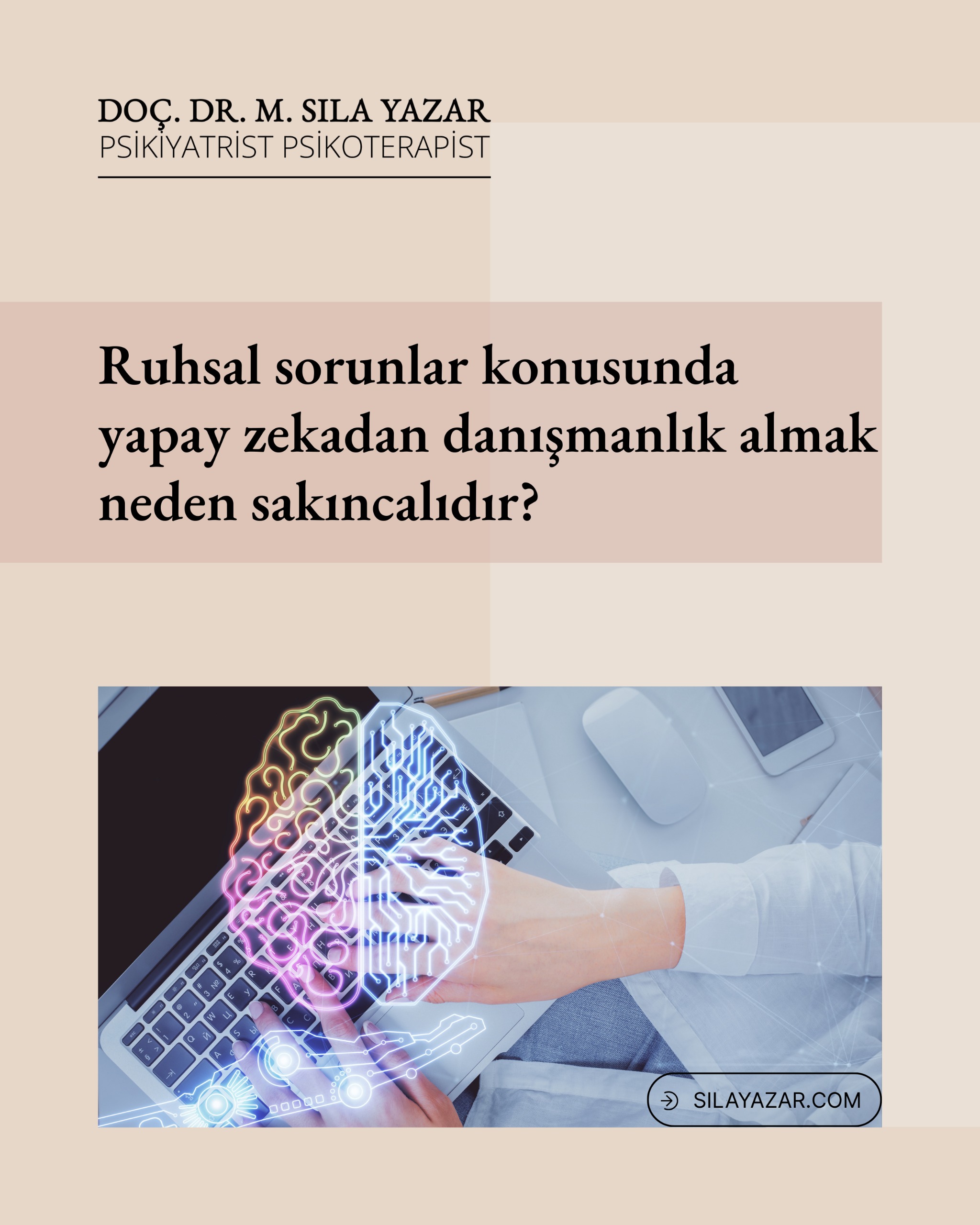 ruhsal sorunlar konusunda yapay zekadan danışmanlık almak